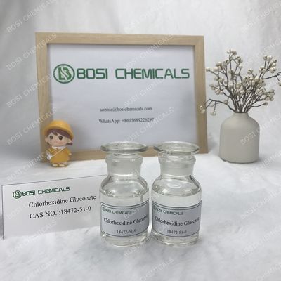 CAS 18472-51-0 Líquido de Gluconato de Clorexidina Incolor 5% Para Anti-séptico